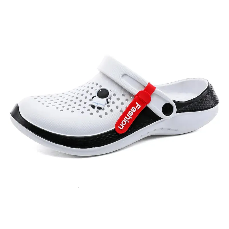Sohiwoo  Man Woman Sandals Lightweight EVA Casual Hole Shoes Men's Garden Indoor Outdoor Summer Beach Slidee Flat Unisex Slippers