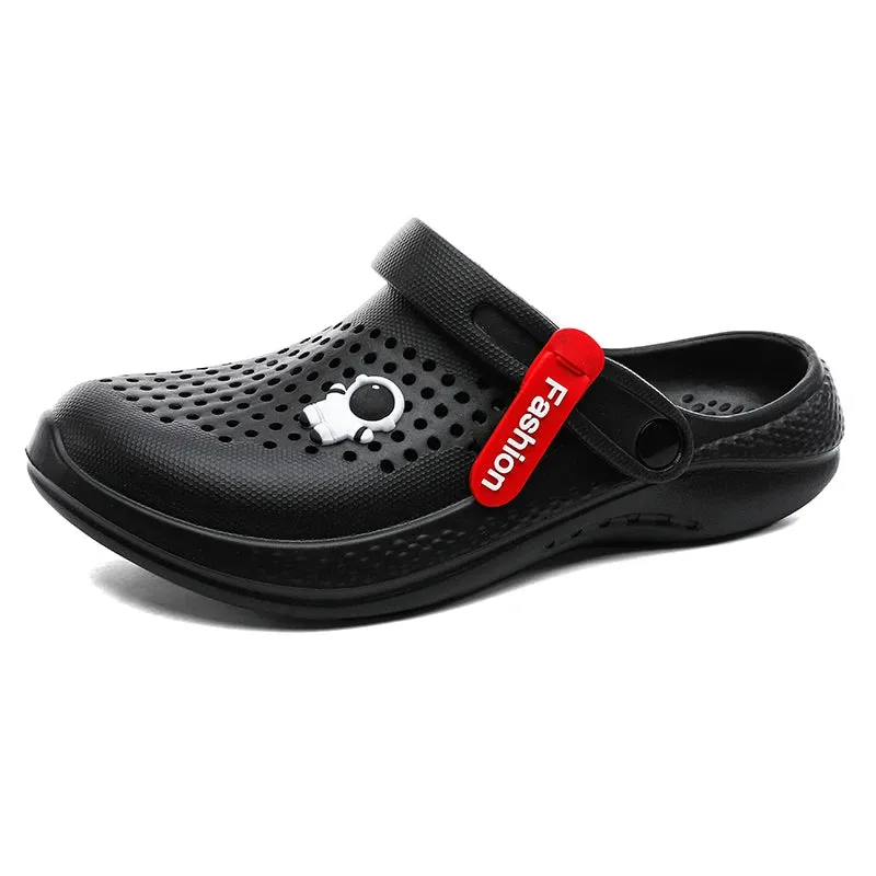 Sohiwoo  Man Woman Sandals Lightweight EVA Casual Hole Shoes Men's Garden Indoor Outdoor Summer Beach Slidee Flat Unisex Slippers