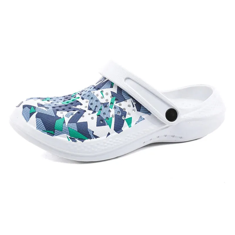 Sohiwoo  Man Woman Sandals Lightweight EVA Casual Hole Shoes Men's Garden Indoor Outdoor Summer Beach Slidee Flat Unisex Slippers