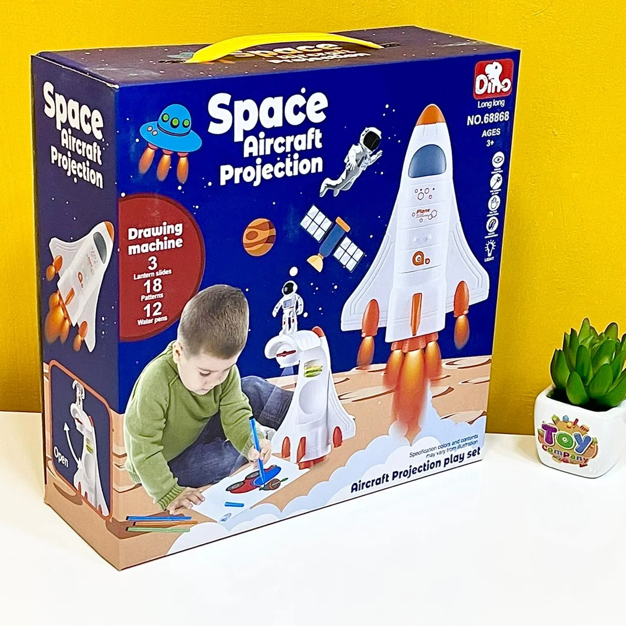 Space Aircraft Drawing Projector