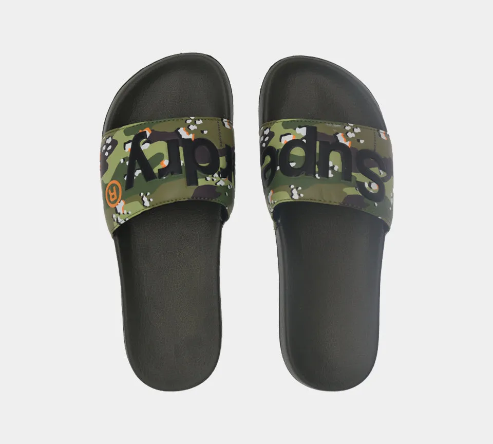 Superdry Classic Pool Slides MF300004A F28 Camo S-XL