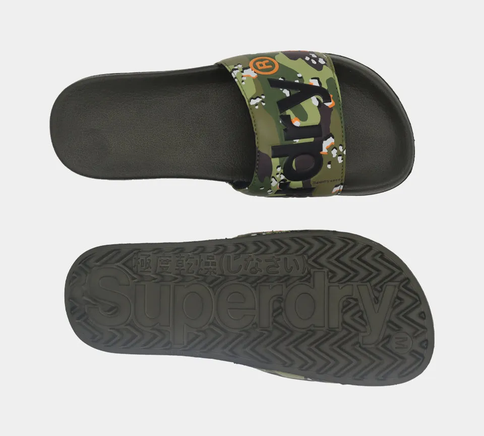 Superdry Classic Pool Slides MF300004A F28 Camo S-XL