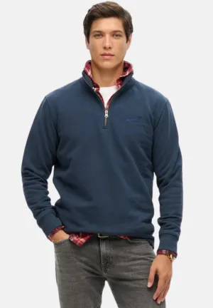Superdry Henley Top | Lauren Navy