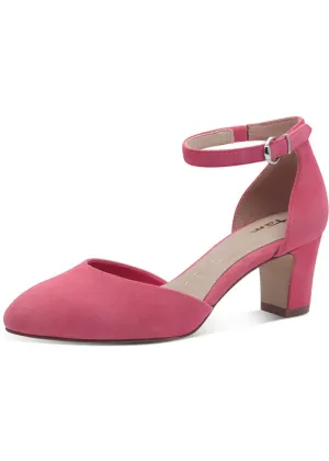 Tamaris May Candy Leather 50's Pumps Pink