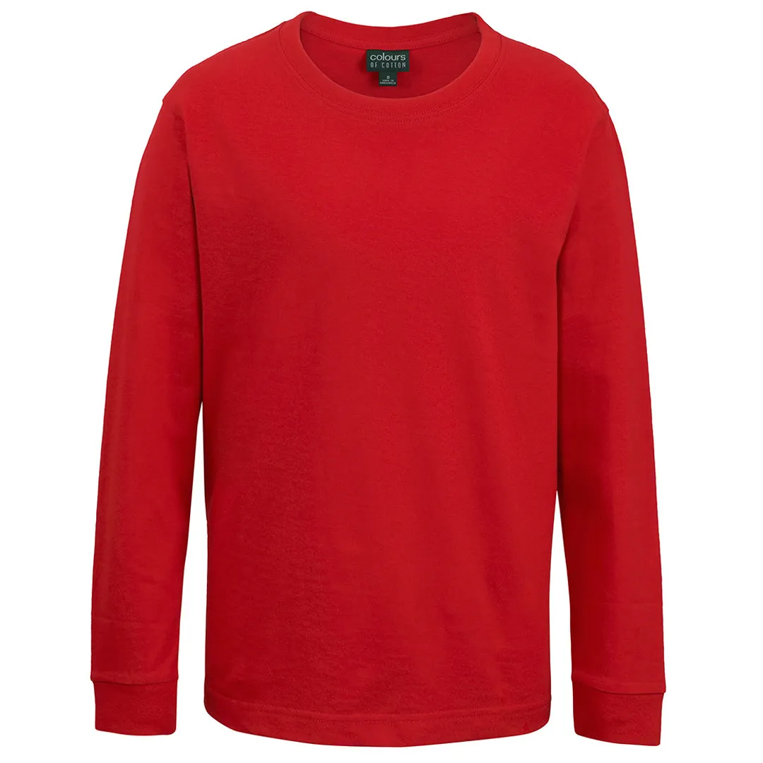 The Rib Crew Neck Tee | Kids | Long Sleeve