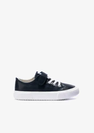 Unisex Navy Adherent Strip Sneakers Micronapa