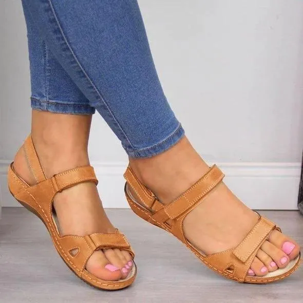 Vanccy Premium Faux Leather Women Sandals 4 Colors