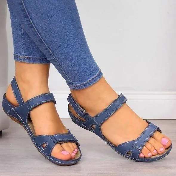 Vanccy Premium Faux Leather Women Sandals 4 Colors