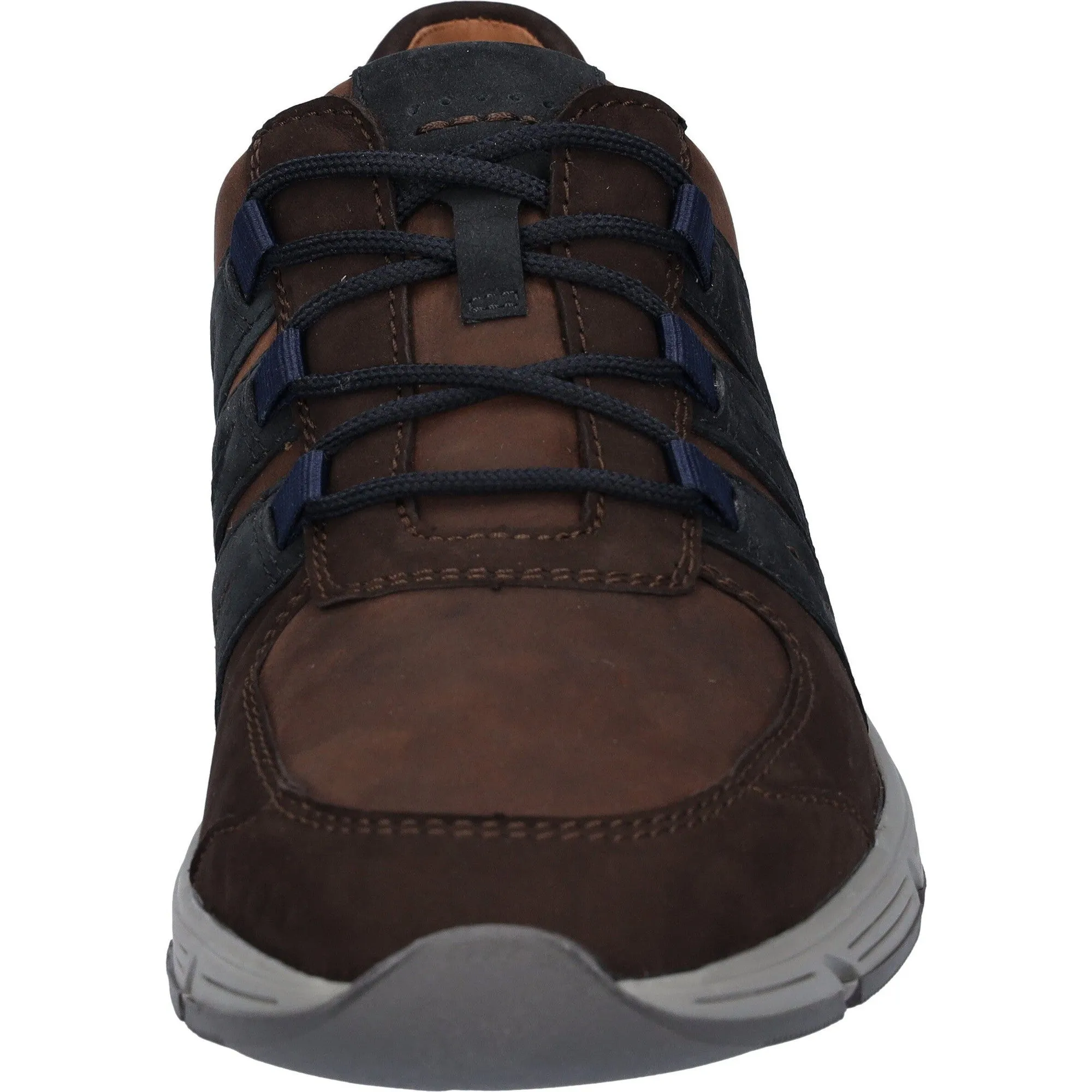 Waldlaufer 323004 429 355 Haslo Mens Crazy Horse Brown Nubuck Lace Up Shoes