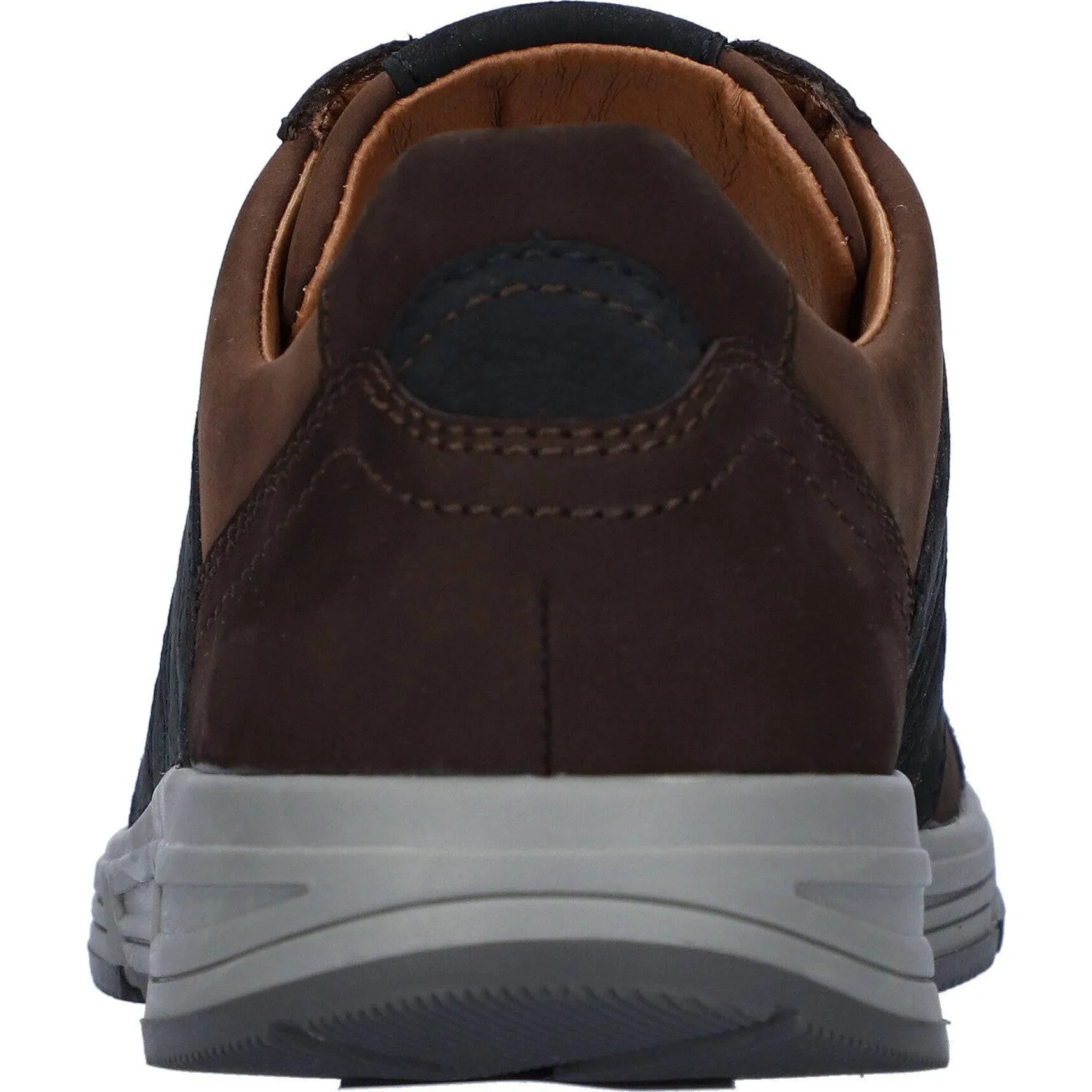 Waldlaufer 323004 429 355 Haslo Mens Crazy Horse Brown Nubuck Lace Up Shoes