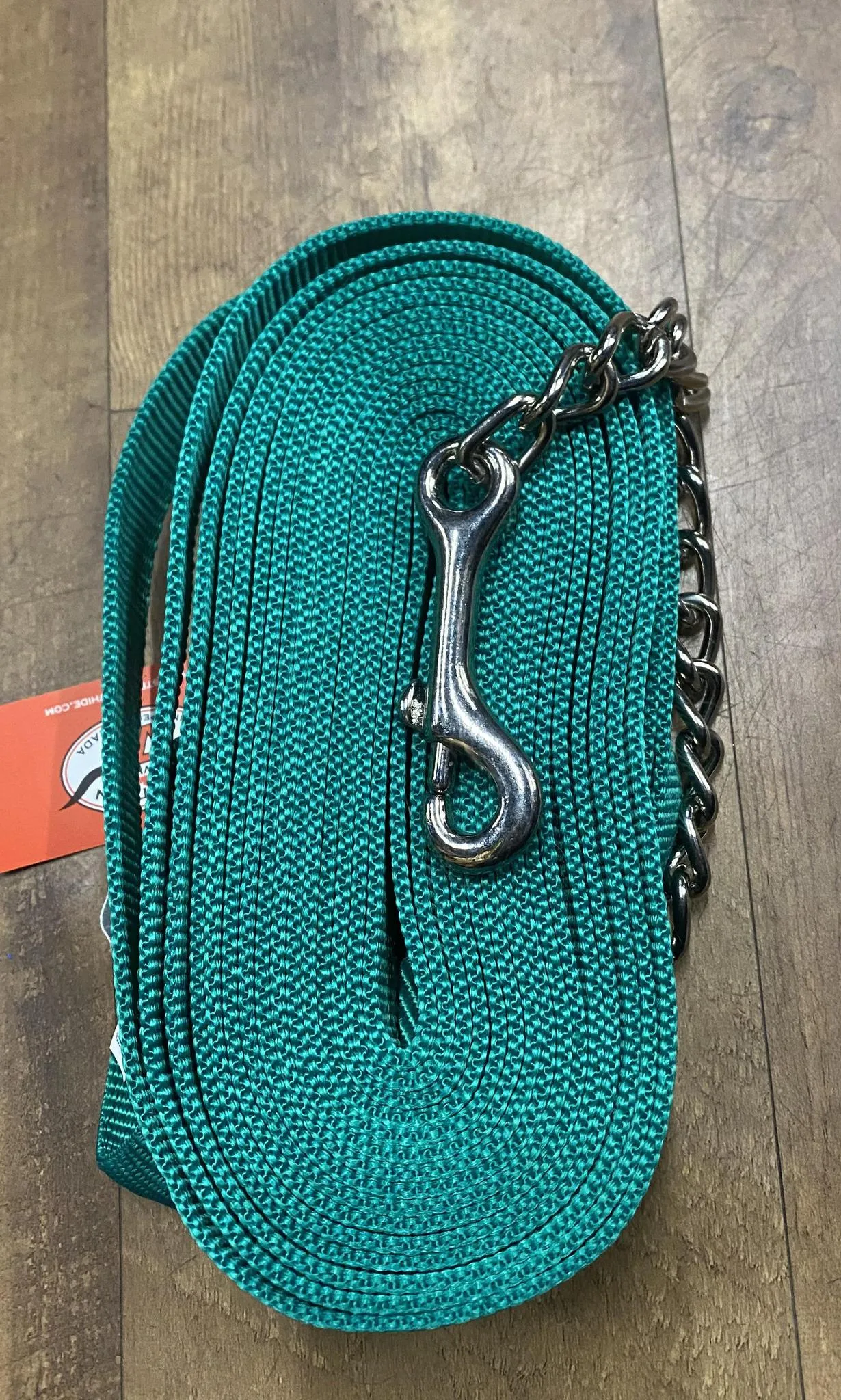 Western Rawhide Nylon Lunge Line With Chain