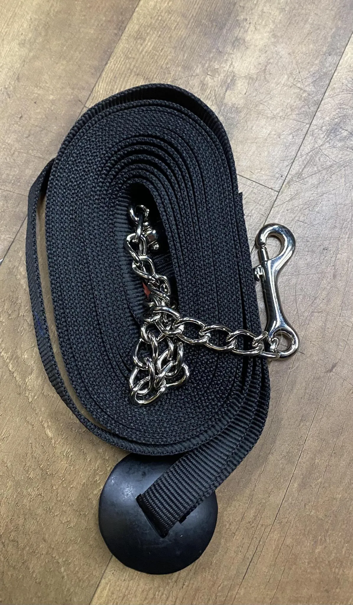 Western Rawhide Nylon Lunge Line With Chain