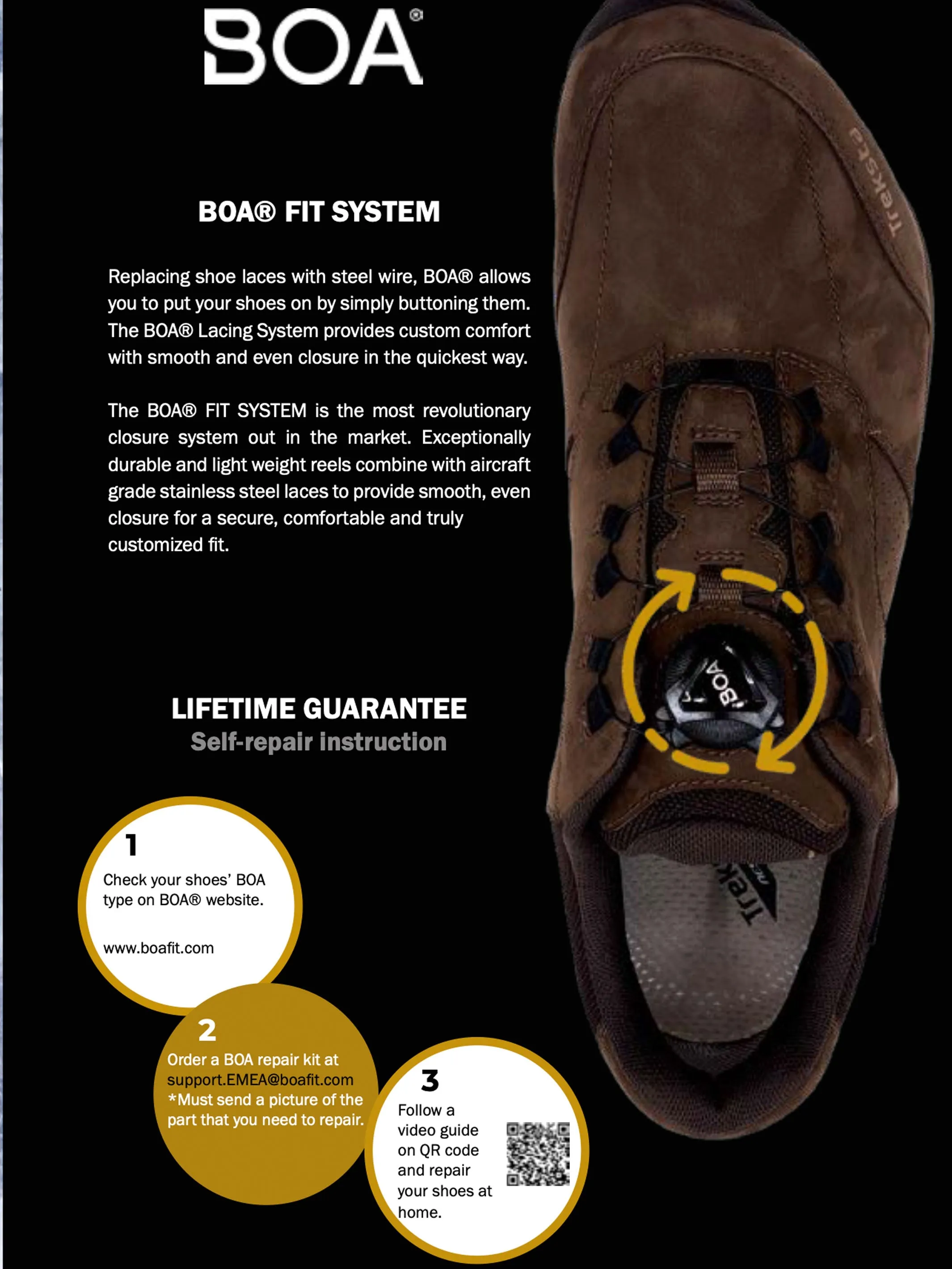 Winchester Pro 10" BOA Lace - Waterproof / Breathable Hiking / Hunting boot - Unisex