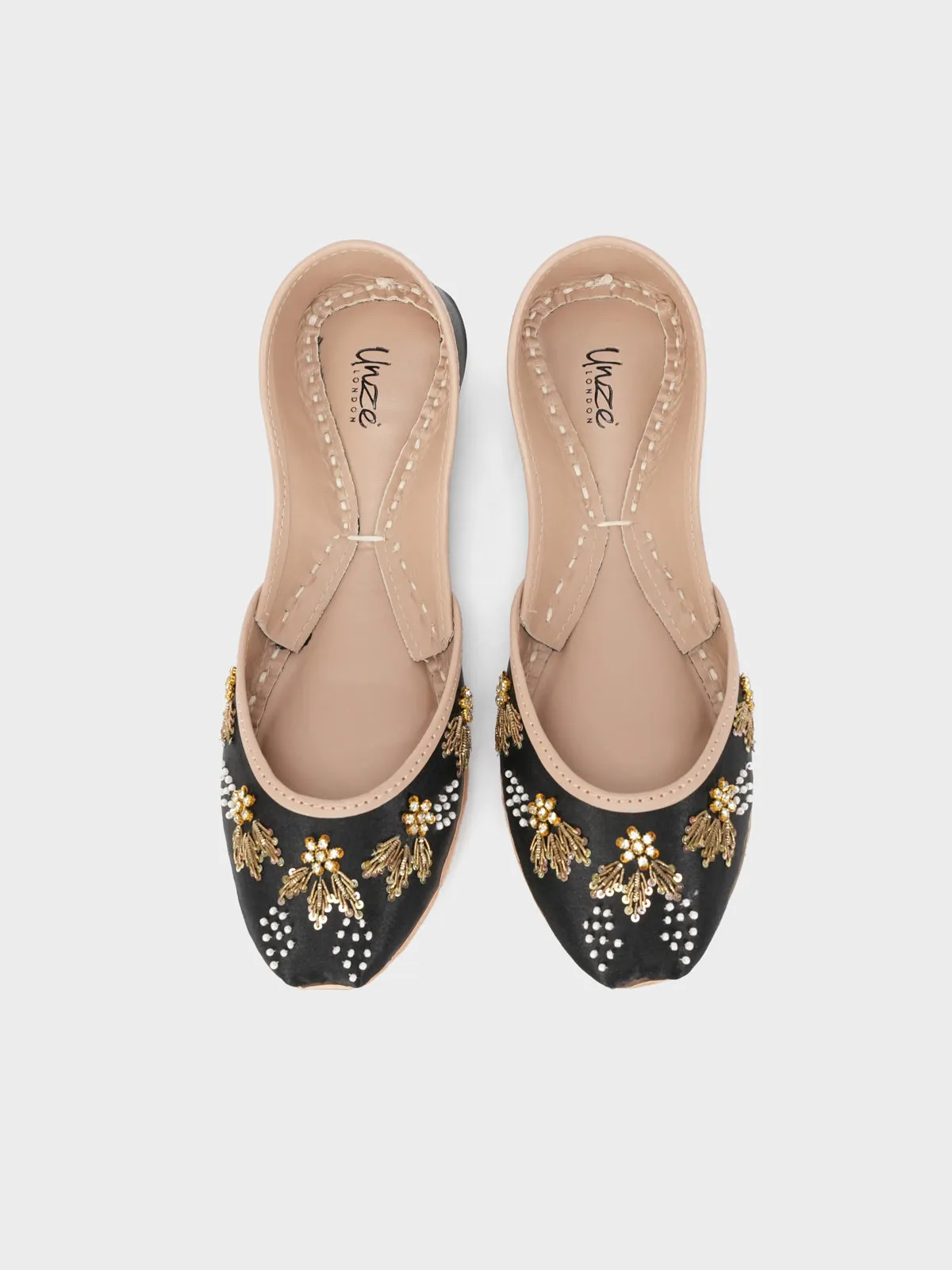 Women "AOIFE" Decorated Leather Khussa