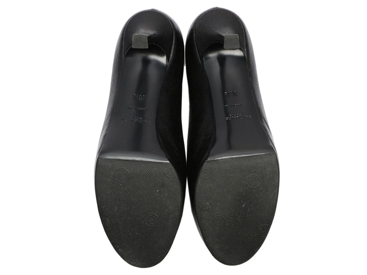 YSL Black Leather Pumps