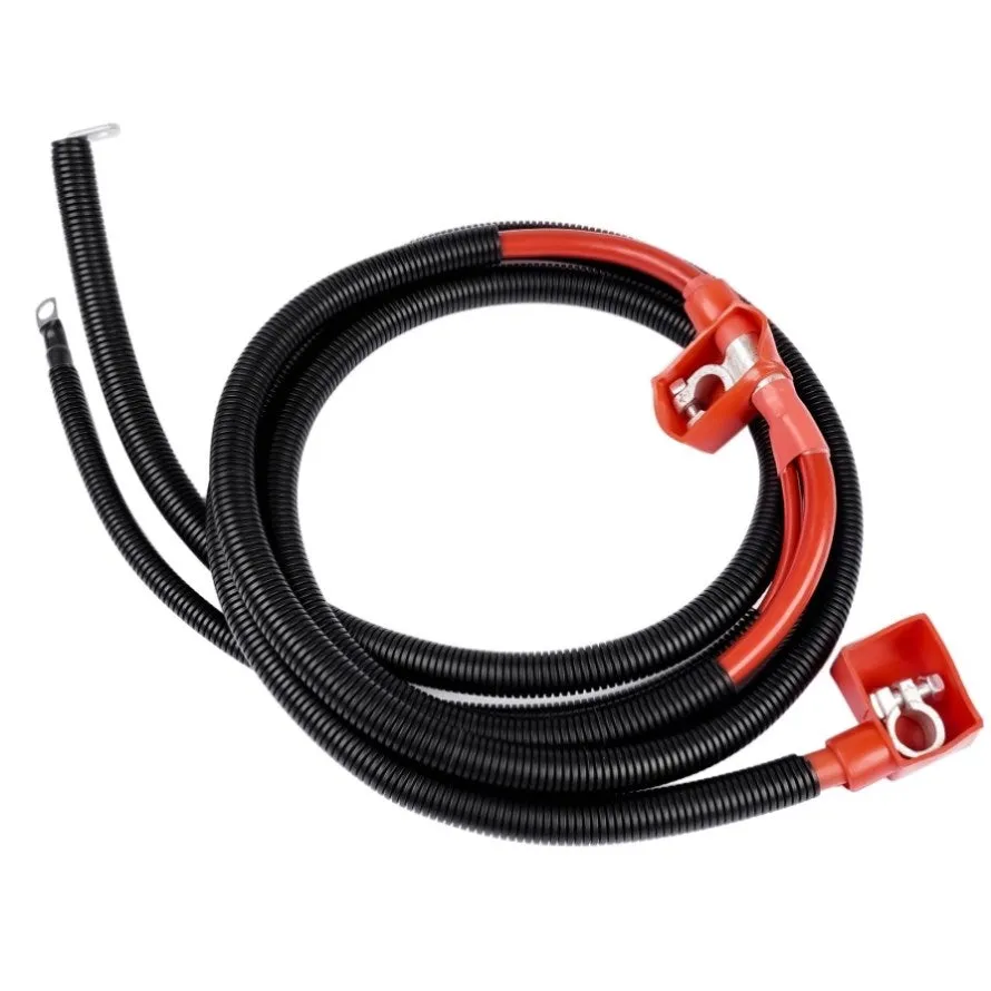 ZUN 108" Battery Cable for 1994-2014 Ford Trucks with Powerstroke Engines 2116-001 81876111
